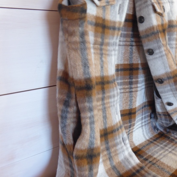 NWT Parkhurst Women's Shacket Style Long Plaid Vest - M - Picture 9 of 10